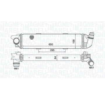 Chladič turba MAGNETI MARELLI 351319205920