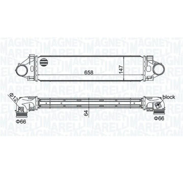 Chladič turba MAGNETI MARELLI 351319205940