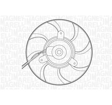Větrák, chlazení motoru MAGNETI MARELLI 069422262010