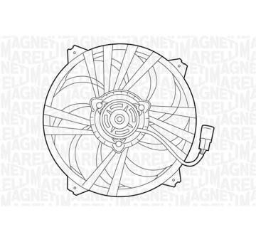 Větrák, chlazení motoru MAGNETI MARELLI 069422281010