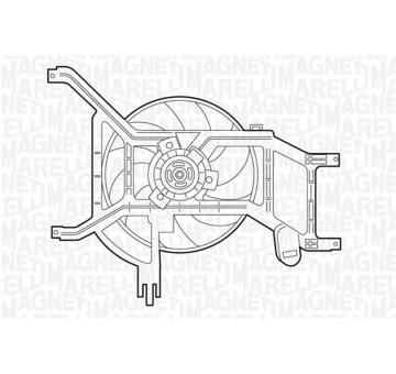 Větrák, chlazení motoru MAGNETI MARELLI 069422354010