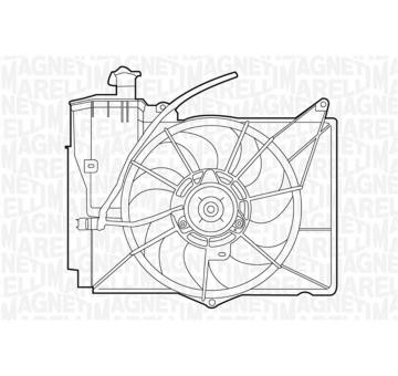 Větrák, chlazení motoru MAGNETI MARELLI 069422360010