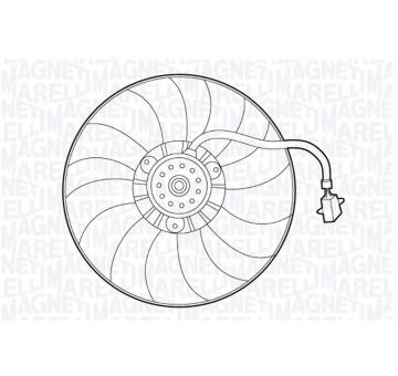 Větrák, chlazení motoru MAGNETI MARELLI 069422476010