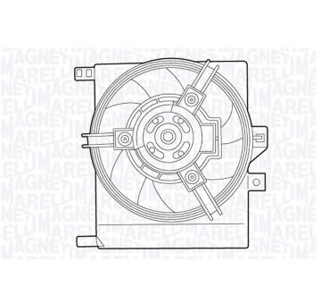 Větrák, chlazení motoru MAGNETI MARELLI 069422550010