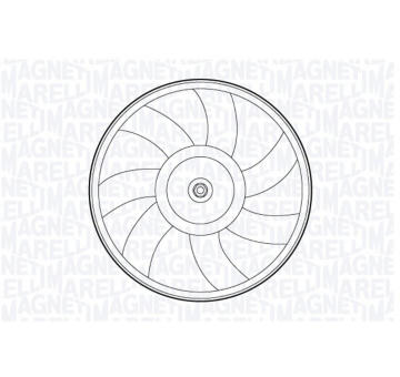 Větrák, chlazení motoru MAGNETI MARELLI 069422591010