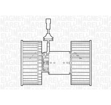 vnitřní ventilátor MAGNETI MARELLI 069412534010