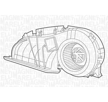 Vnitřní ventilátor MAGNETI MARELLI MTE641AX