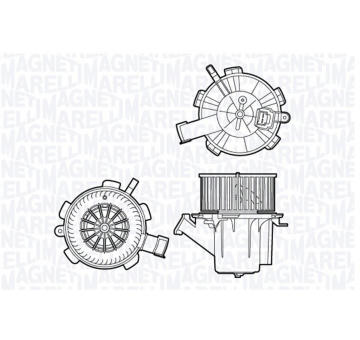 vnitřní ventilátor MAGNETI MARELLI 069412706010