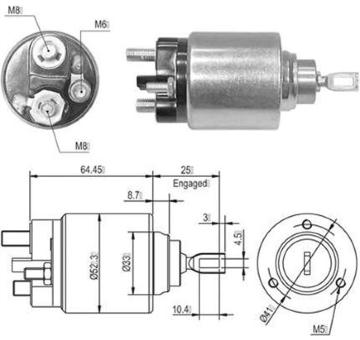 Elektromagnetický spínač pre żtartér MAGNETI MARELLI 940113050010