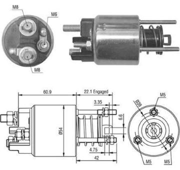 Elektromagnetický spínač pre żtartér MAGNETI MARELLI 940113050016