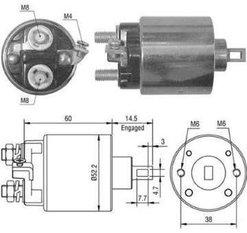 Elektromagnetický spínač, startér MAGNETI MARELLI 940113050022