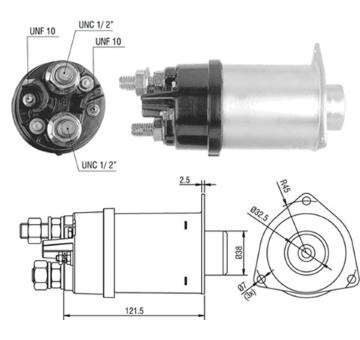 Elektromagnetický spínač, startér MAGNETI MARELLI 940113050037