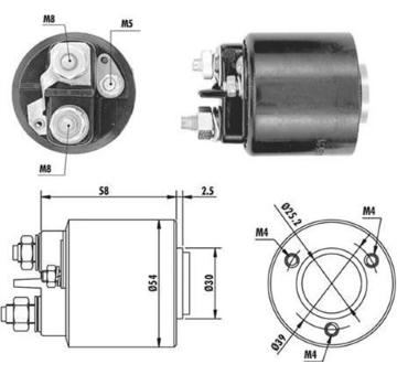 Elektromagnetický spínač, startér MAGNETI MARELLI 940113050059