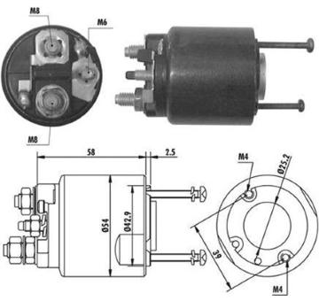 Elektromagnetický spínač, startér MAGNETI MARELLI 940113050064