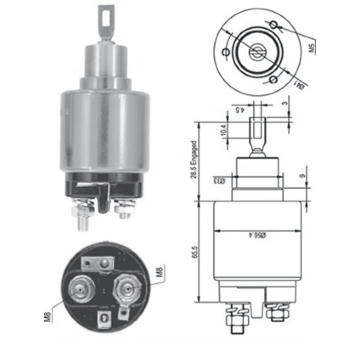 Elektromagnetický spínač pre żtartér MAGNETI MARELLI 940113050125