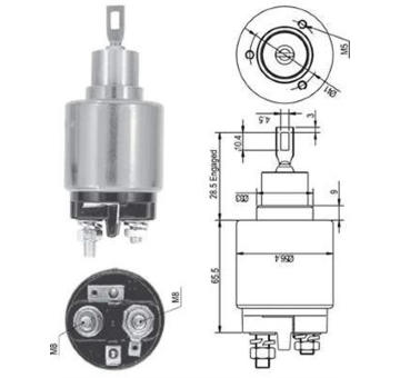 Elektromagnetický spínač pre żtartér MAGNETI MARELLI 940113050127