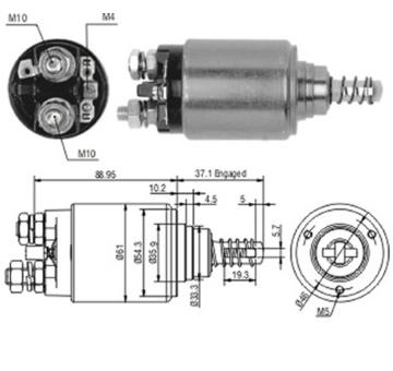 Elektromagnetický spínač pre żtartér MAGNETI MARELLI 940113050189