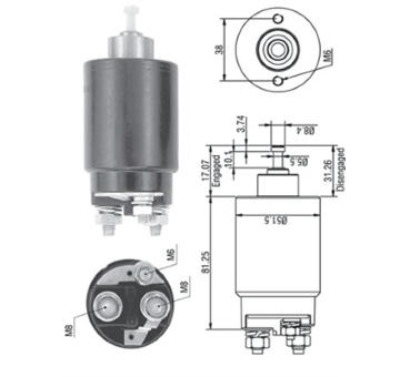 Elektromagnetický spínač pre żtartér MAGNETI MARELLI 940113050264