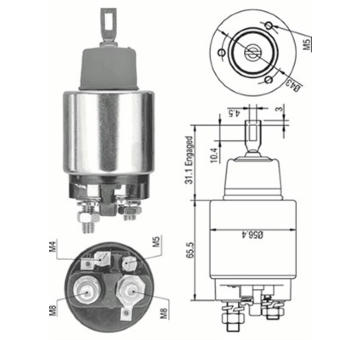 Elektromagnetický spínač, startér MAGNETI MARELLI 940113050269