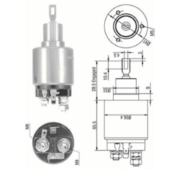 Elektromagnetický spínač pre żtartér MAGNETI MARELLI 940113050270