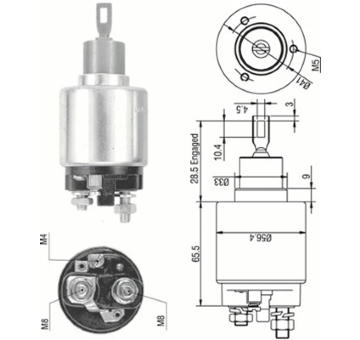 Elektromagnetický spínač pre żtartér MAGNETI MARELLI 940113050274