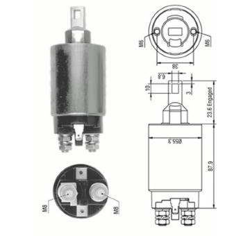 Elektromagnetický spínač pre żtartér MAGNETI MARELLI 940113050332