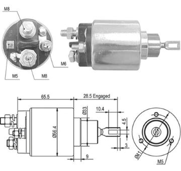 Elektromagnetický spínač, startér MAGNETI MARELLI 940113050363