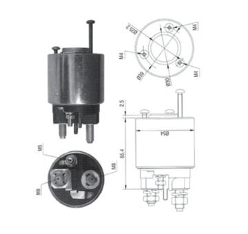 Elektromagnetický spínač pre żtartér MAGNETI MARELLI 940113050373