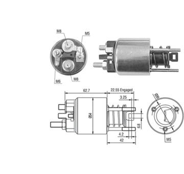 Elektromagnetický spínač, startér MAGNETI MARELLI 940113050423