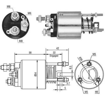 Elektromagnetický spínač pre żtartér MAGNETI MARELLI 940113050436