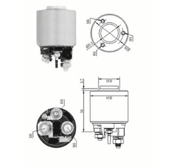 Elektromagnetický spínač, startér MAGNETI MARELLI 940113050571