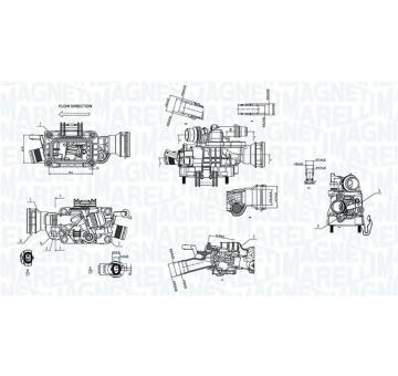 Termostat, chladivo MAGNETI MARELLI 352317005080