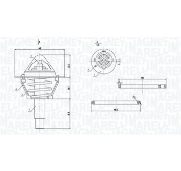 Termostat chladenia MAGNETI MARELLI 352317005120