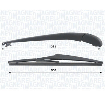 Stěrač-sada, čiżtění oken MAGNETI MARELLI 000723180432