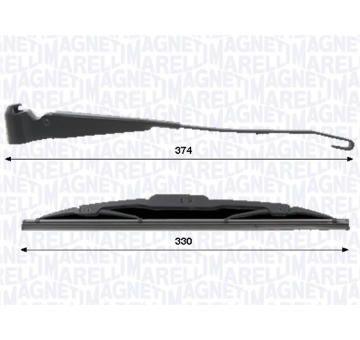 Stěrač-sada, čištění oken MAGNETI MARELLI 000723180436