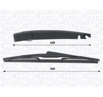 Stěrač-sada, čiżtění oken MAGNETI MARELLI 000723180440