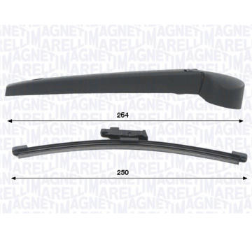 Stěrač-sada, čiżtění oken MAGNETI MARELLI 000723180446