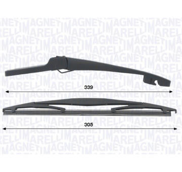 Stěrač-sada, čištění oken MAGNETI MARELLI 000723180447