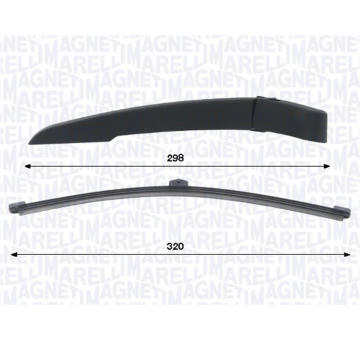 Stěrač-sada, čiżtění oken MAGNETI MARELLI 000723180449