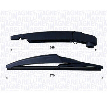 Stěrač-sada, čiżtění oken MAGNETI MARELLI 000723180452