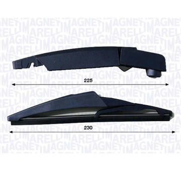 Stěrač-sada, čiżtění oken MAGNETI MARELLI 000723180453