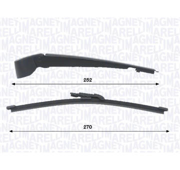 Stěrač-sada, čištění oken MAGNETI MARELLI 000723180454