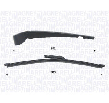 Stěrač-sada, čiżtění oken MAGNETI MARELLI 000723180455