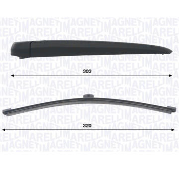Stěrač-sada, čištění oken MAGNETI MARELLI 000723180460