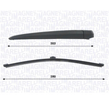 Stěrač-sada, čištění oken MAGNETI MARELLI 000723180461