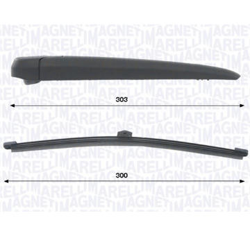 Stěrač-sada, čiżtění oken MAGNETI MARELLI 000723180463