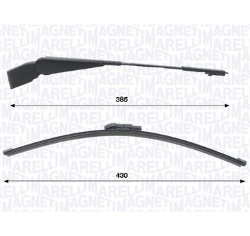 Stěrač-sada, čištění oken MAGNETI MARELLI 000723180465