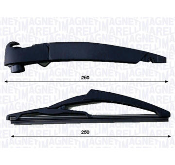 Stěrač-sada, čištění oken MAGNETI MARELLI 000723180471