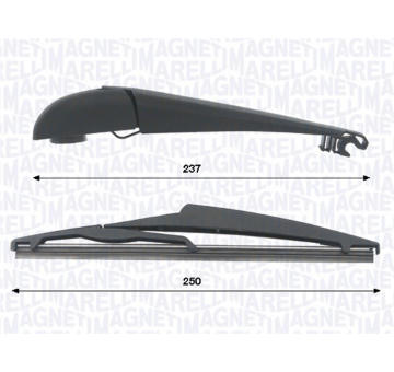 Stěrač-sada, čiżtění oken MAGNETI MARELLI 000723180472