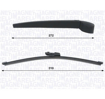 Stěrač-sada, čiżtění oken MAGNETI MARELLI 000723180476